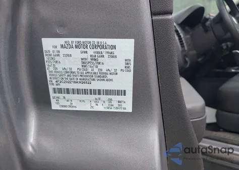 2008 Mazda Tribute I Sport from USA, damaged, VIN 4F2CZ02Z18KM26522